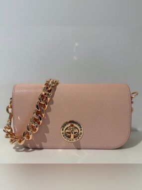 Marc Jacobs Pink Turnlock Shoulder Bag Chain Strap & Crossbody NWT Retails:$425